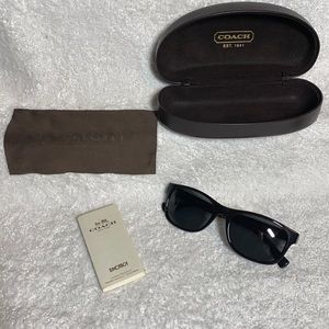 Coach sunglasses black/camo unisex